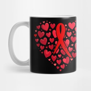 Red Heart Disease Awareness Month Mug